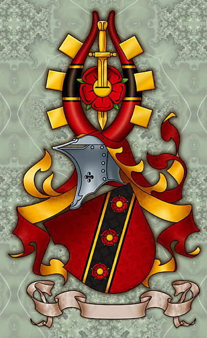 wappen rot gold